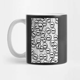 Skulls Grey Mug